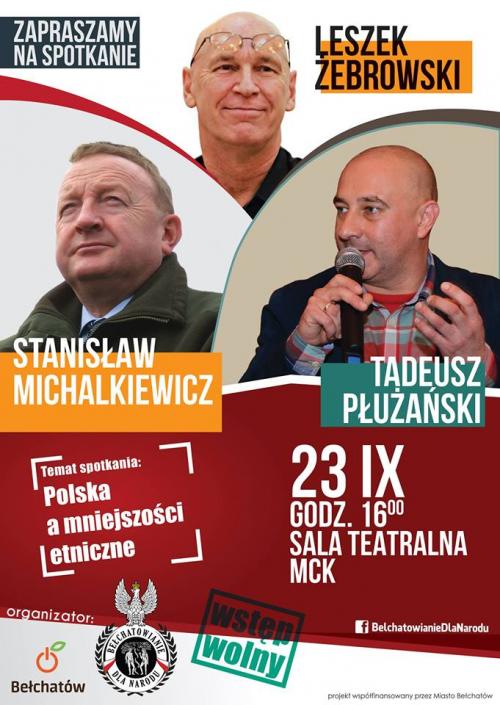 BdN: Michalkiewicz, Żebrowski i Płużański w Bełchatowie