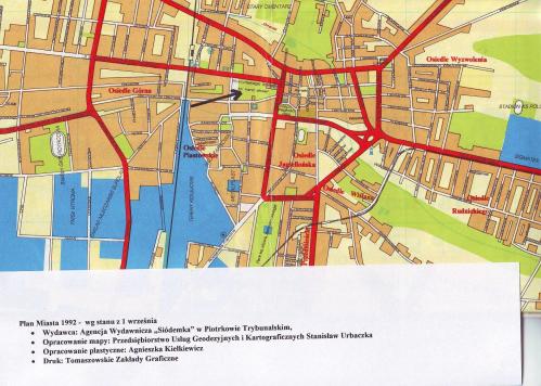 Plan Miasta - 1992